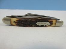 Uncle Henry Schrade USA 807 UH 3 Blade Junior Traditional Folding Pocket Knife