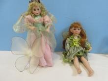 Collectors Paradise Galleries Purveyors World's Finest Porcelain Doll Heather The Fairy Child