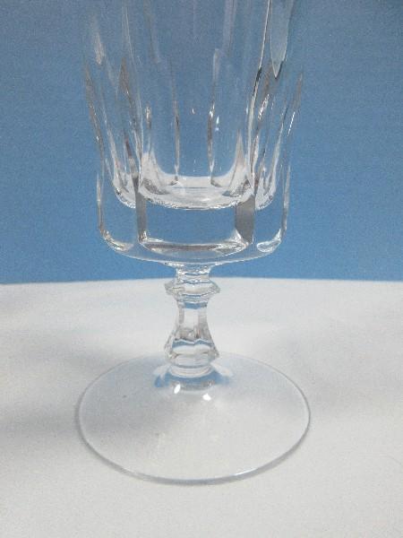 Set of 8 Gorham Cut Crystal Cathedral Pattern 7 1/4" Iced Tea Glasses, Circa 1969-80- Est. $239