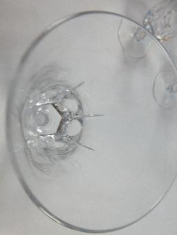 Set of 8 Gorham Cut Crystal Cathedral Pattern 7 1/4" Iced Tea Glasses, Circa 1969-80- Est. $239