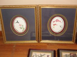 Collection 9 Bird Ltd Edition Signed Lithographs, Vintage Bird Prints & 2 Hummingbirds &