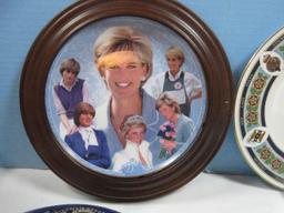 England Items Lot Collector's Diana Princess of Wales 5 Commemorative Royal Mall Portrait