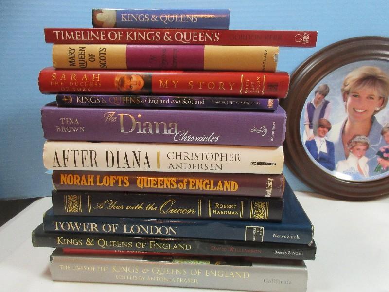 England Items Lot Collector's Diana Princess of Wales 5 Commemorative Royal Mall Portrait