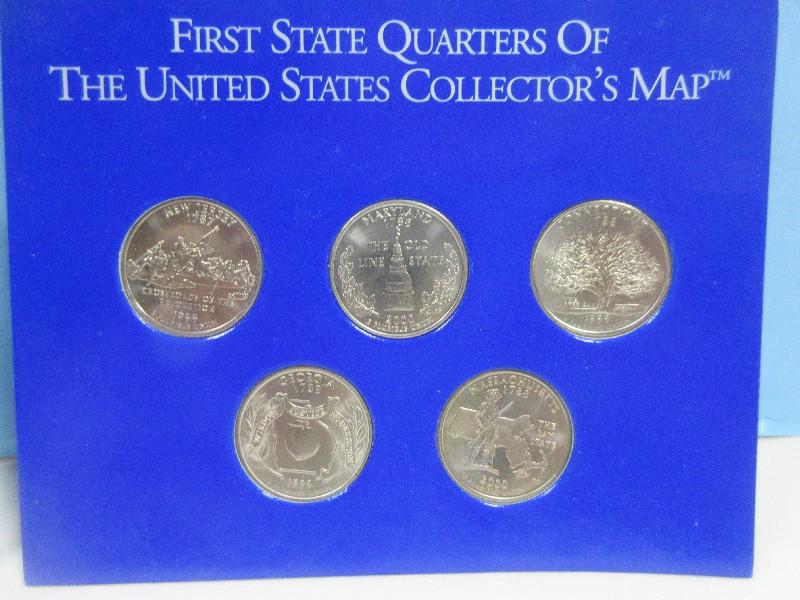 Collector's US Coins Graded 1936 Buffalo Nickel Fine Collection The First State 5 Quarters of US
