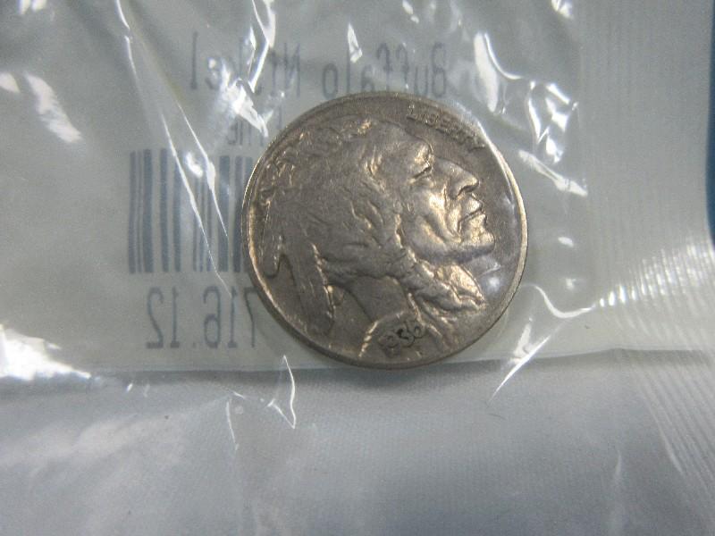 Collector's US Coins Graded 1936 Buffalo Nickel Fine Collection The First State 5 Quarters of US