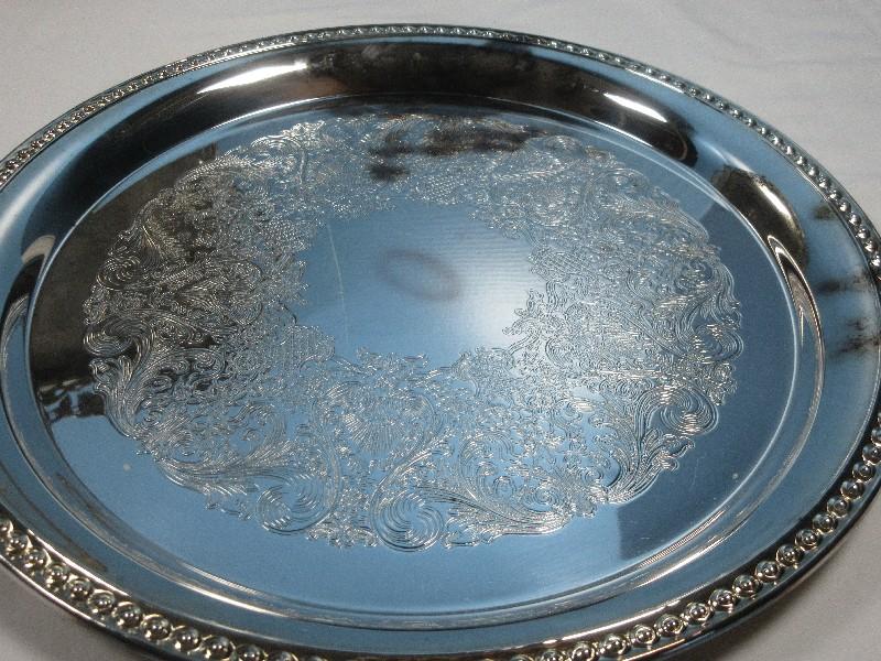 Antique Silver Plate Pairpoint Mfg. Co. Quadruple Plate 10" Naturalistic Ivy Vine Holder