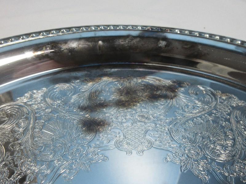 Antique Silver Plate Pairpoint Mfg. Co. Quadruple Plate 10" Naturalistic Ivy Vine Holder