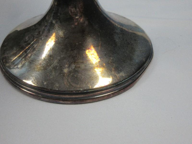 Antique Silver Plate Pairpoint Mfg. Co. Quadruple Plate 10" Naturalistic Ivy Vine Holder