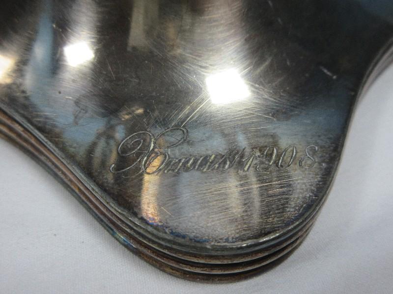 Antique Silver Plate Pairpoint Mfg. Co. Quadruple Plate 10" Naturalistic Ivy Vine Holder