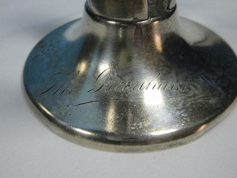 Antique Silver Plate Pairpoint Mfg. Co. Quadruple Plate 10" Naturalistic Ivy Vine Holder