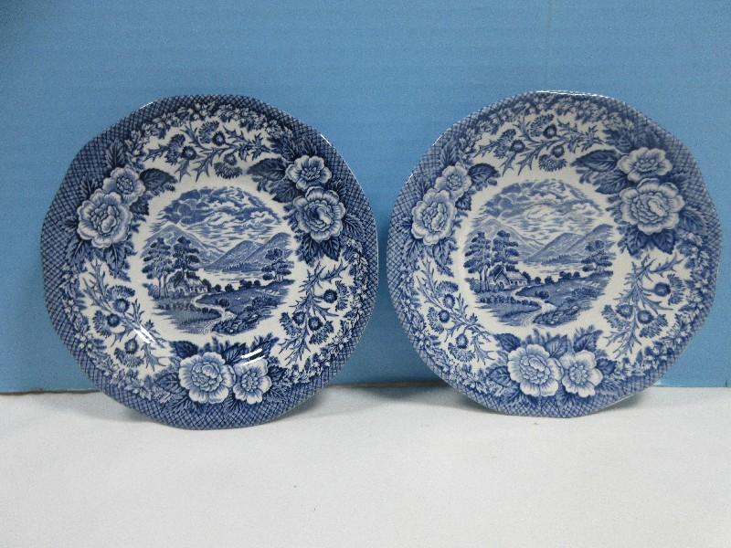 Lot Porcelain Mustache Cup & Saucer Likely Nippon Mark, 2-Fine China Concorde Floral Center