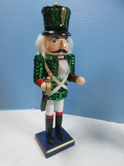 Unique St. Patrick's Day 15" Leprechaun w/pot of Gold on Clover Leaf Base & Shamrock Scepter/