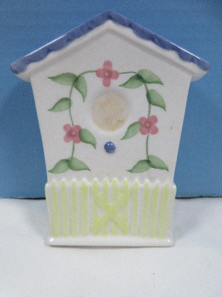 Lot Andrea Bisque Porcelain Cardinal Red Bird 5 1/2" on Wooden Display Base, Cardinal &