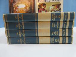 Lot 4 Volume Set The Bookshelf for Boys & Girls 1967 Nursery Favorites, Happy Hour in Storyland