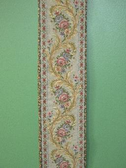 Wall D‚cor Decorative Wall Hanging Tapestry Bell Pull Brass Fleur-De-Lis Variation Tassel Base