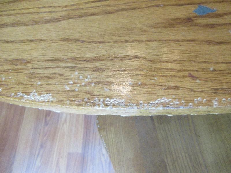 Traditional Oak Pedestal Table w/3 Spindle Back Chairs