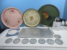 Lot Vintage Collectibles Corningware Blue Cornflower 6 Cup Stovetop Percolator Coffee Pot