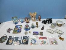 Lot Daiso Solar Power Swinging Figures Dolphin, Bobble Head Penguin, Sumo Wrestler,