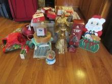 Lot Misc Christmas Decorations/Ornaments Hallmark Keepsake/Collector Series, 14" Blue LED