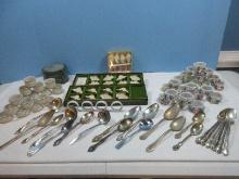 Lot Set of 16 Lenox Ivory China Tiara Place Card Holders in Original Boxes, 8 Fitz & Floyd Palais
