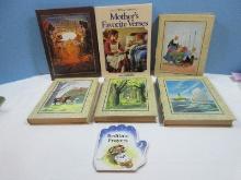 Lot 4 Volume Set The Bookshelf for Boys & Girls 1967 Nursery Favorites, Happy Hour in Storyland