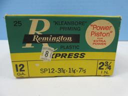 Remington Kleanbore Priming "Power Piston" for Extra Power 12 Gauge Shotgun Shells 25 Count