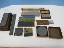Lot Knife Sharpening Stones, Crock Stick etc.