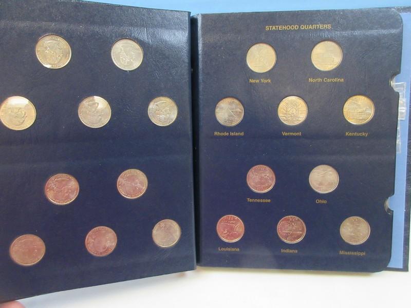 Awesome Whitman Classic Statehood Quarters Collection Full Coin Album Total 56 Quarters