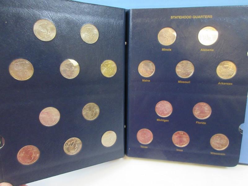 Awesome Whitman Classic Statehood Quarters Collection Full Coin Album Total 56 Quarters