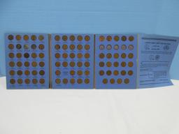 #2 Coin Folder Collection Starting 1941 Lincoln Head Cent Wheat Penny Coins Fully Complete