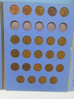 #2 Coin Folder Collection Starting 1941 Lincoln Head Cent Wheat Penny Coins Fully Complete