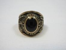 Awesome 1969 Greenville High School Ring 10K Gold Size Between 4 1/2-4 3/4 wgt. 28.5 G