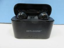 Art+Sound Model No. ARTWS20 True Wireless Earbuds in Case