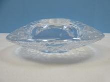 Orrefors Crystal Modern Discus Votive/Candle Holder Designed by Lars Hellsten Originally