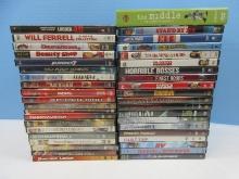 40 Kids DVD Video Discs Comedy Action Thriller Spider-Man, Blazing Saddles, Rundown, Dad's