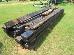 3"x8" creosote bridge timbers