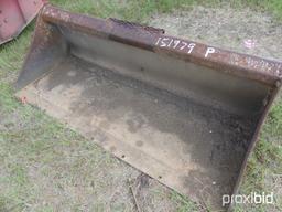72" loader bucket