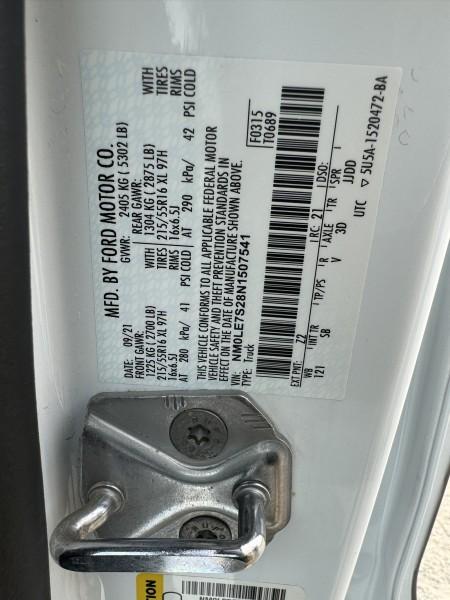 2022 Ford Transit Connect Long Wheelbase Cargo Van