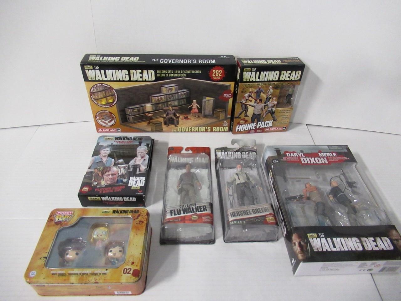 The Walking Dead Figure/Toy Lot of 7