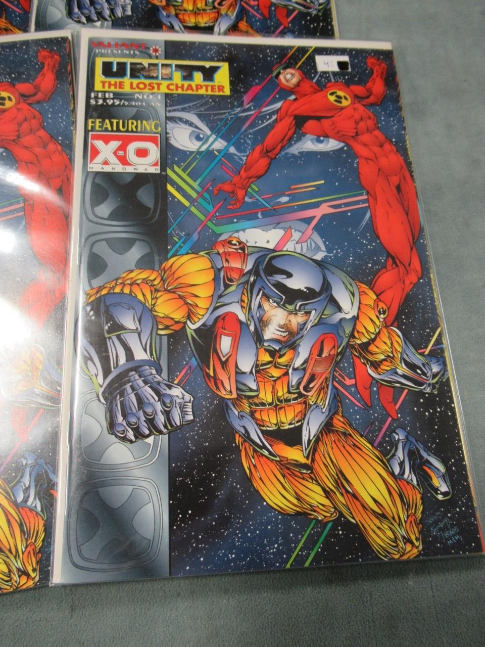 Unity X the Lost Chapter/Valiant #1 Lot (4)