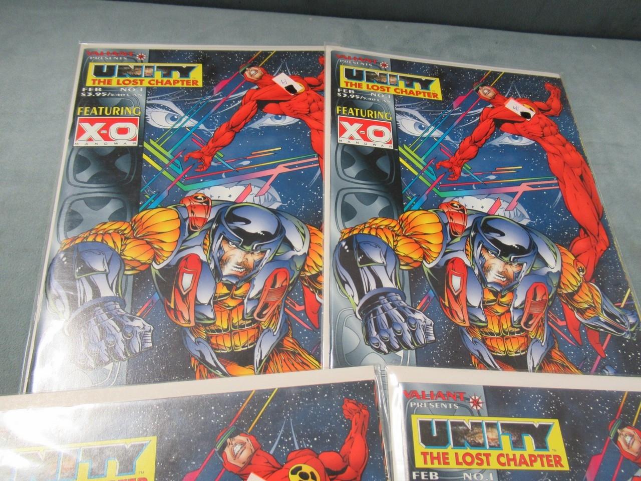 Unity X the Lost Chapter/Valiant #1 Lot (4)