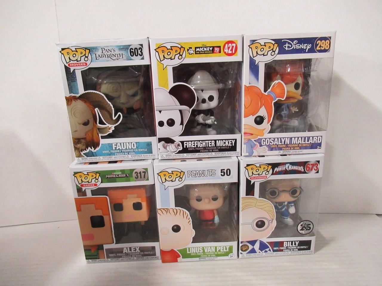 Funko Pop! Vinyl Figure Lot of (6)