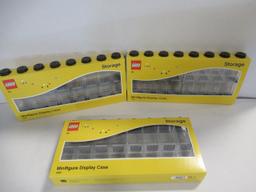 Lego Mini-Figure Display Case Lot of (3)