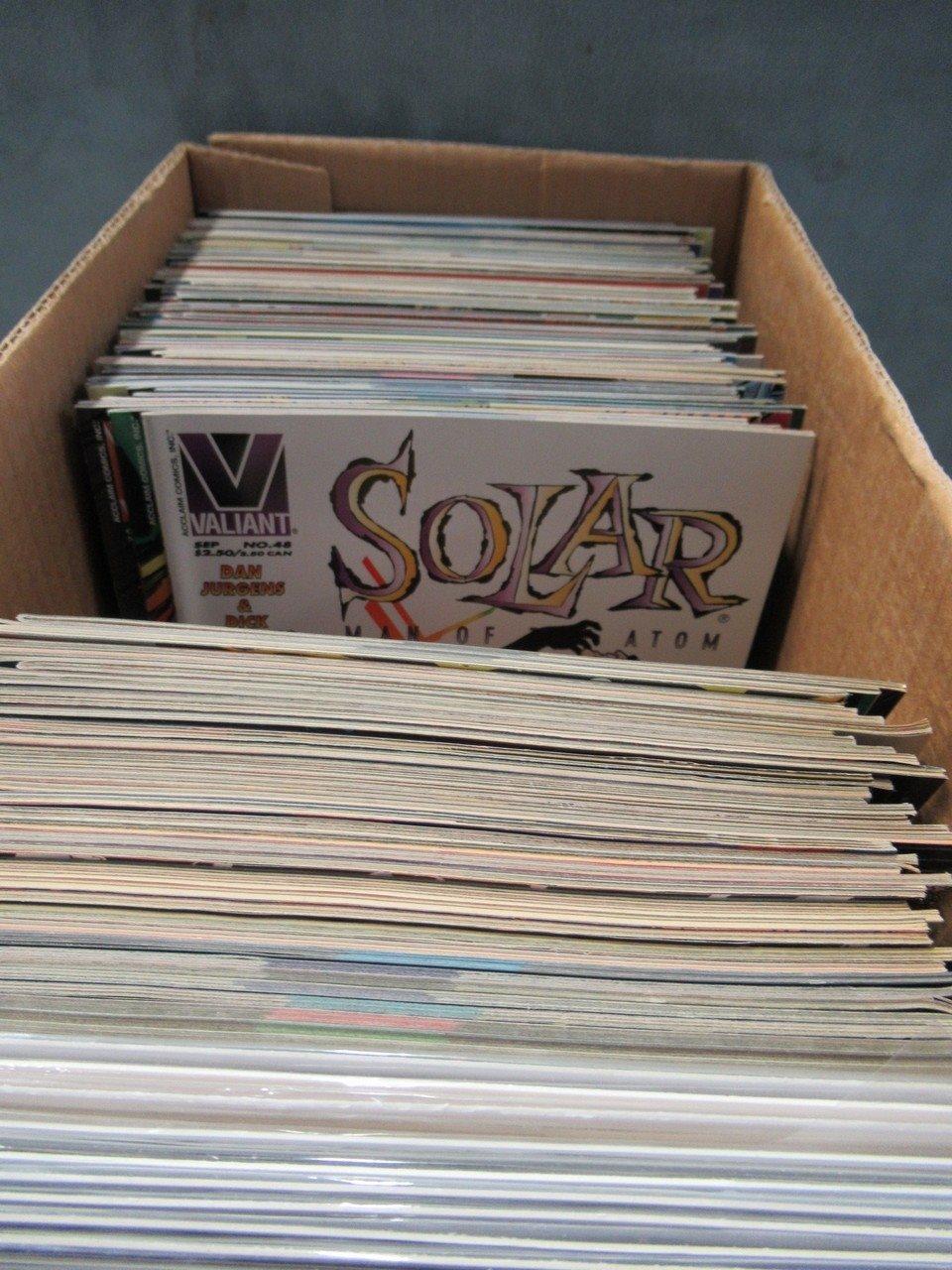 Short Box of Valiant Comics
