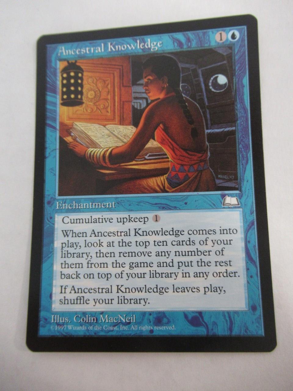 ANCESTRAL KNOWLEDGE Lot of (4) Magic the Gathering Cards