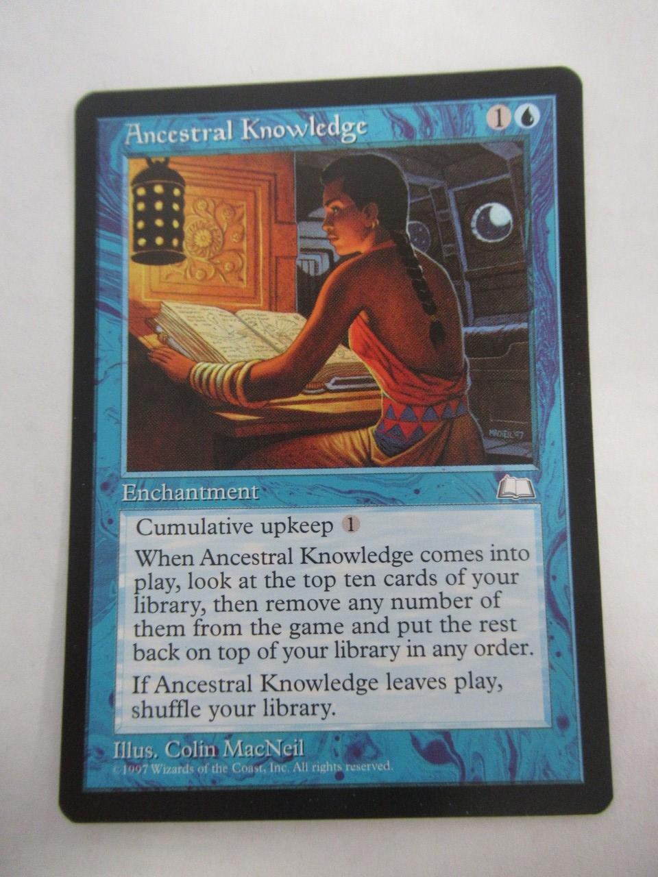 ANCESTRAL KNOWLEDGE Lot of (4) Magic the Gathering Cards