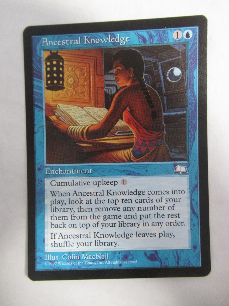 ANCESTRAL KNOWLEDGE Lot of (4) Magic the Gathering Cards