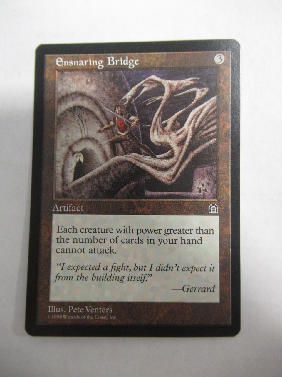 ENSNARING BRIDGE Lot of (2) Stronghold Magic the Gathering Cards