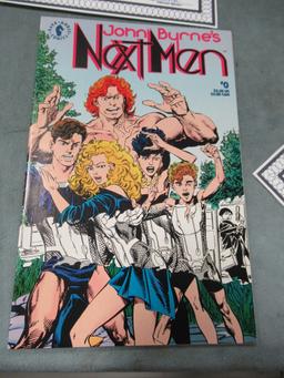 Next Men #0,1,2,4 Signed by John Byrne