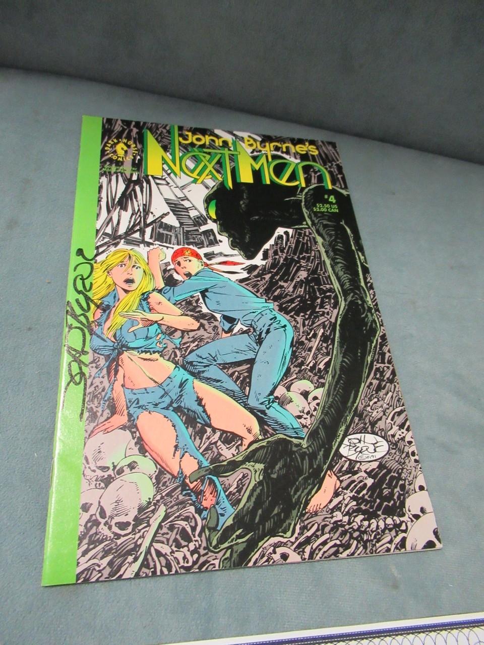 Next Men #0,1,2,4 Signed by John Byrne